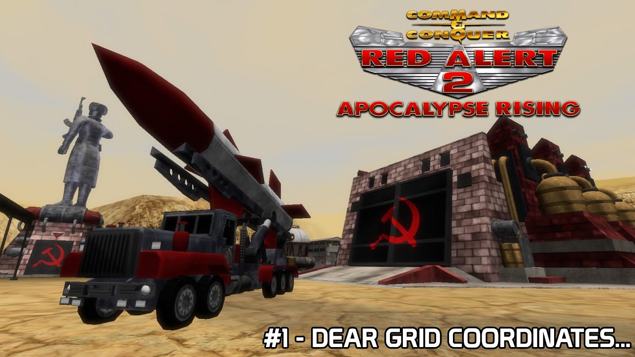 DEAR GRID COORDINATES... - V3 Launcher Gameplay - C&C Apocalypse Rising Multiplayer #1