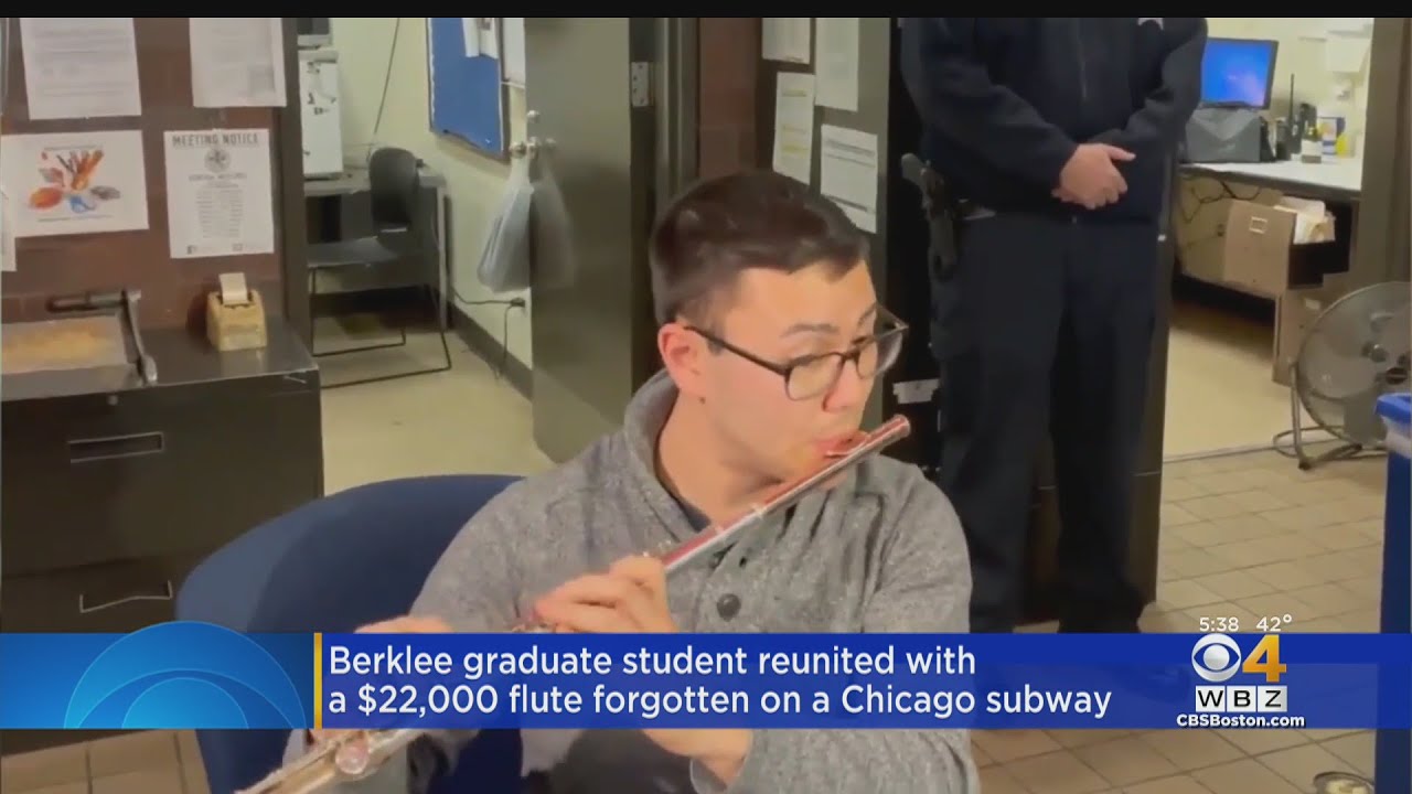 Berklee Graduate Student Reunited With $22,000 Flute Forgotten On Chicago Subway