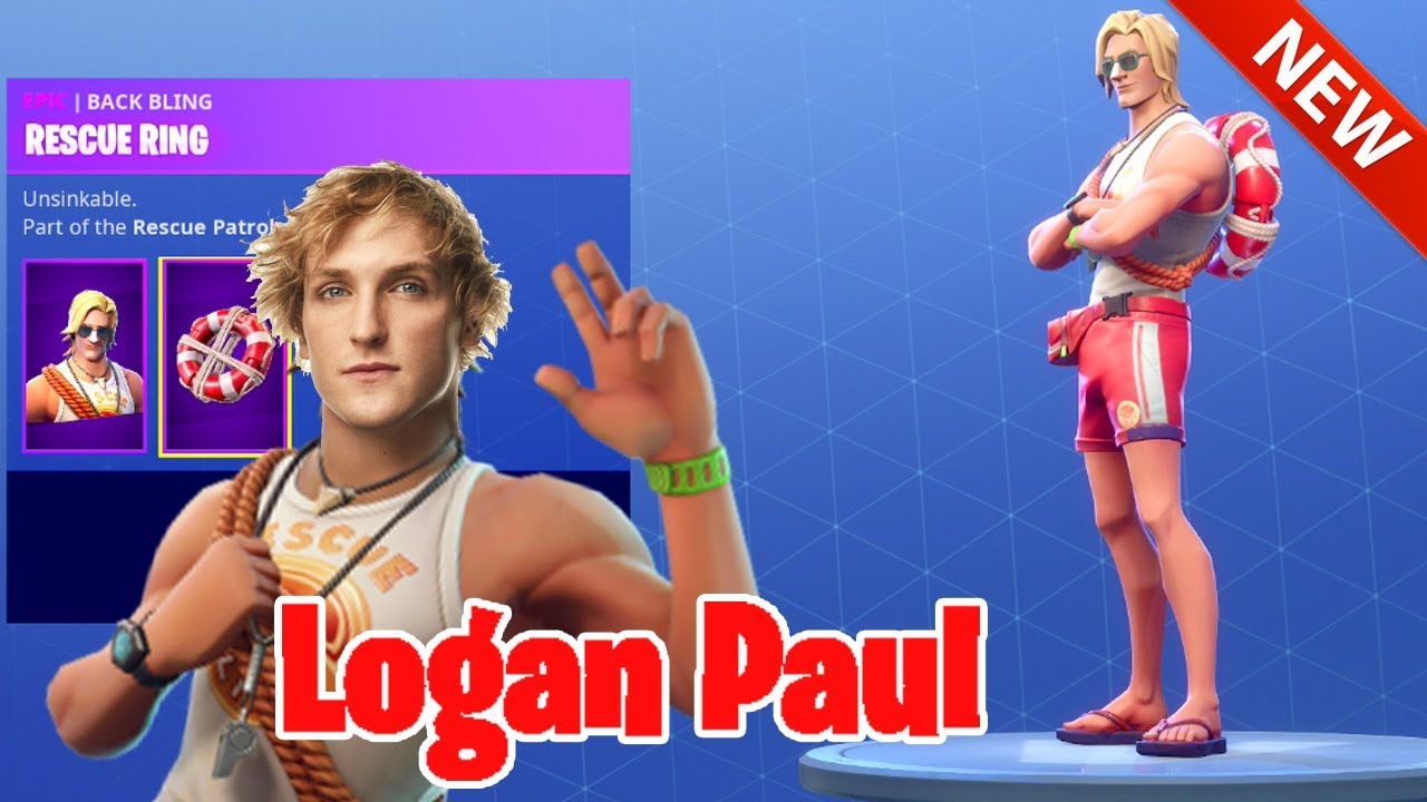 New Logan Paul Skin Sun Tan Specialist Rescue Ring Rescue Paddle Fortnite Battle Royale Youtube Rescue Specialist Fortnite Rescue Specialist Fortnite New Logan Paul Skin Sun Tan Specialist Rescue Ring Rescue Paddle Fortnite Battle Royale Youtube