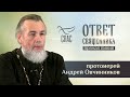 ОТВЕТ СВЯЩЕННИКА. ПРОТОИЕРЕЙ АНДРЕЙ ОВЧИННИКОВ