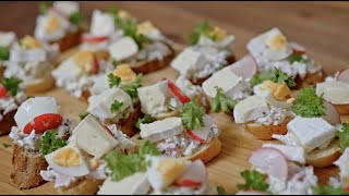 Recept - Silvestrovské Jednohubky