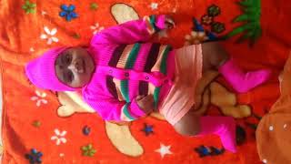 Six-Month-Old Baby Is Beautiful And Smiling. Pravanjan