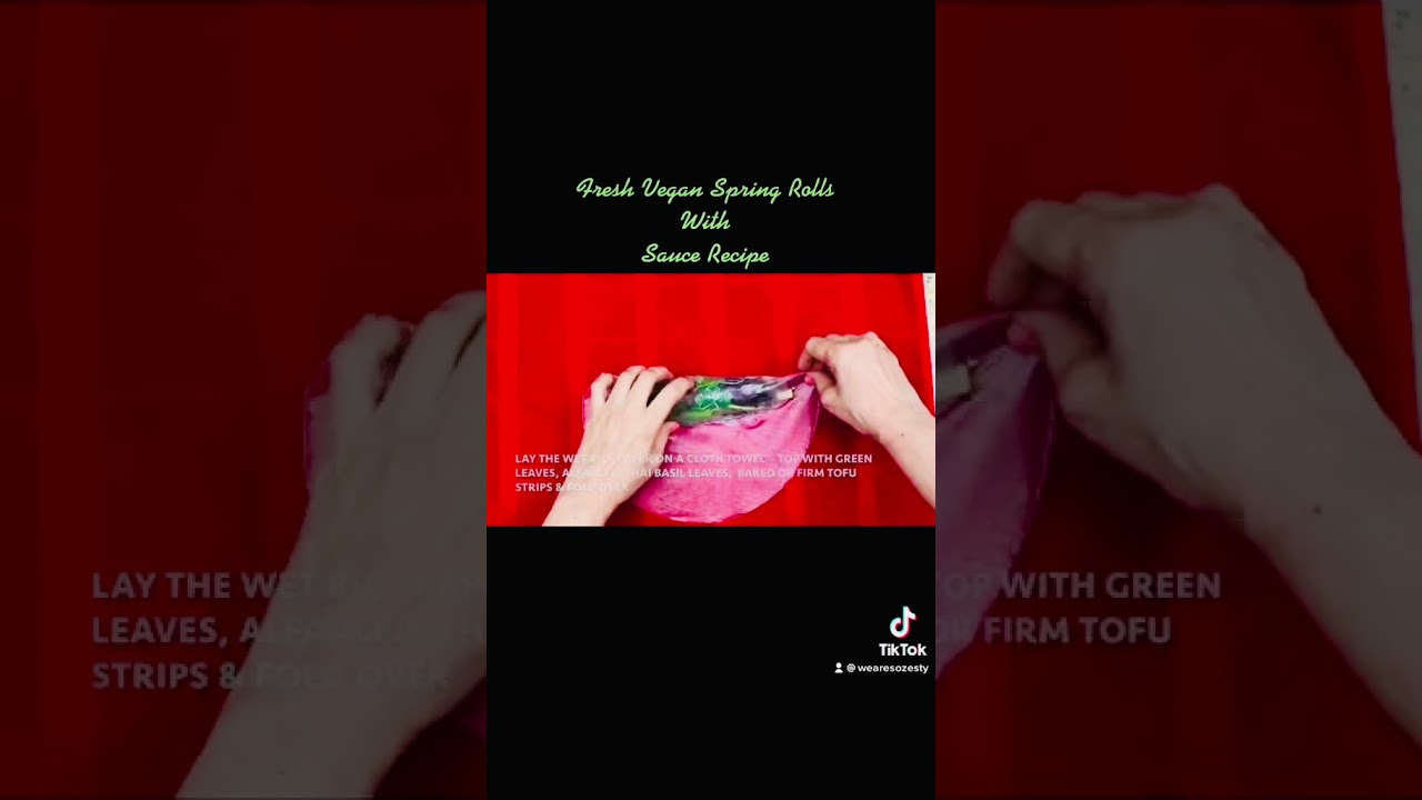 Fresh Spring Rolls Recipe 