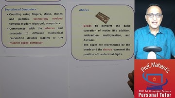 691 Evolution of Computers Part 1 : Abacus & Slide Rule