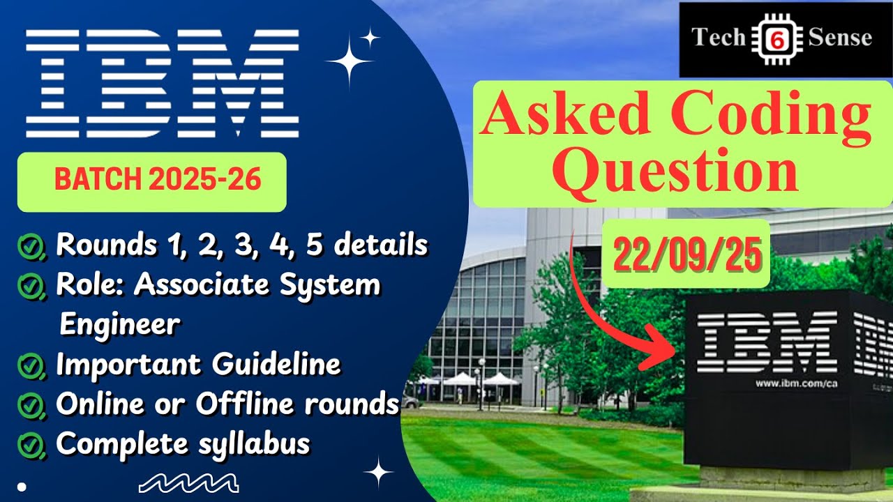 🎯 IBM Offline Coding Challenge: Strategy & Solutions | Batch 2025-26 | Complete Guide | 
