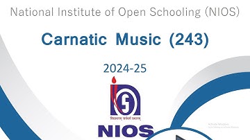NIOS Carnatic Music (243) Solved Assignments English Medium [TMA] 2024-25 for Class 10