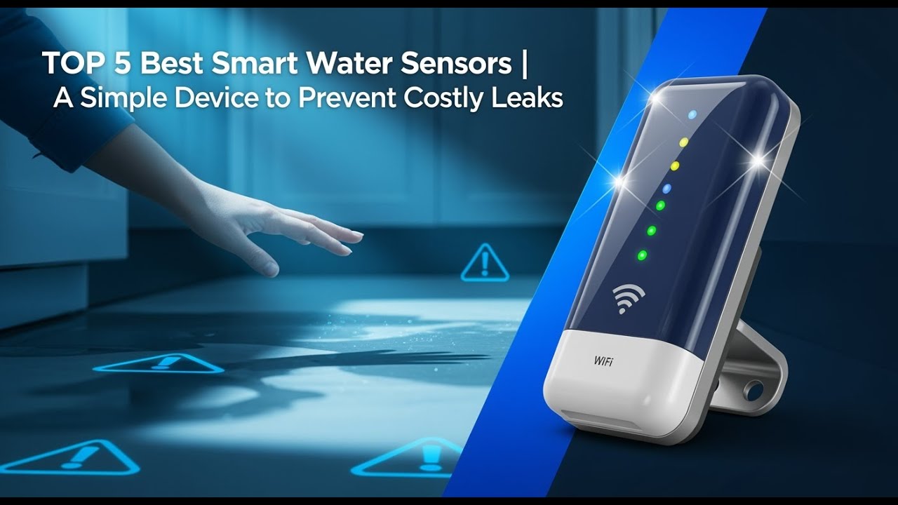 Water Sensor Device TOP 5 Best Smart Water Sensors 2026 | A Simple Device to Prevent Costly ...