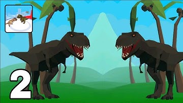 Dino Thrash 3D - Gameplay Walkthrough Part 2 All Levels New Mobile Games (Android, iOS)