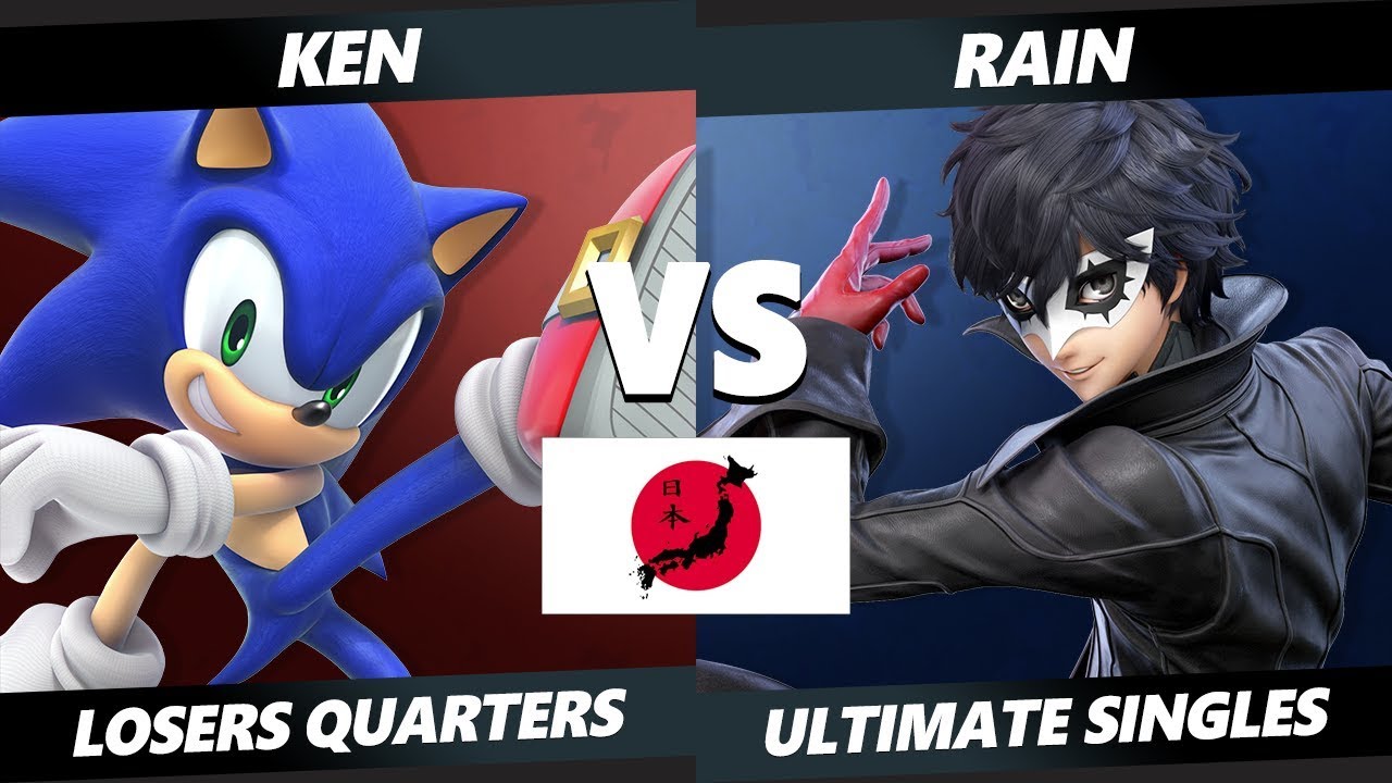 Uesma 24 SSBU - KEN (Sonic) Vs. YG | Rain (Joker) Smash Ultimate Tournament Losers Quarters
