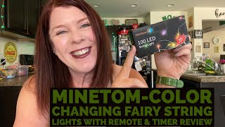 MINETOM-Color Changing Fairy String Lights with Remote &amp; Timer Review