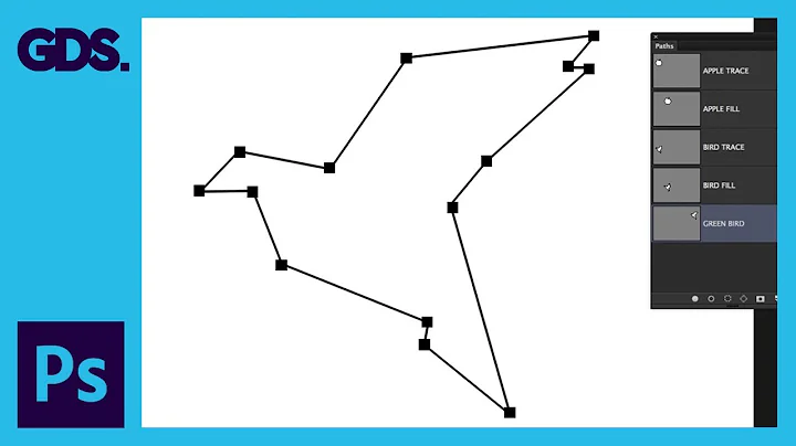 Paths & the Pen tool in Adobe Photoshop Ep17/33 [Adobe Photoshop for Beginners]