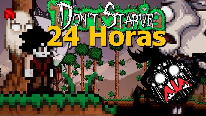 Don't Starve Together ▻ A Batalha contra o Boss Olho do Terraria! #05 