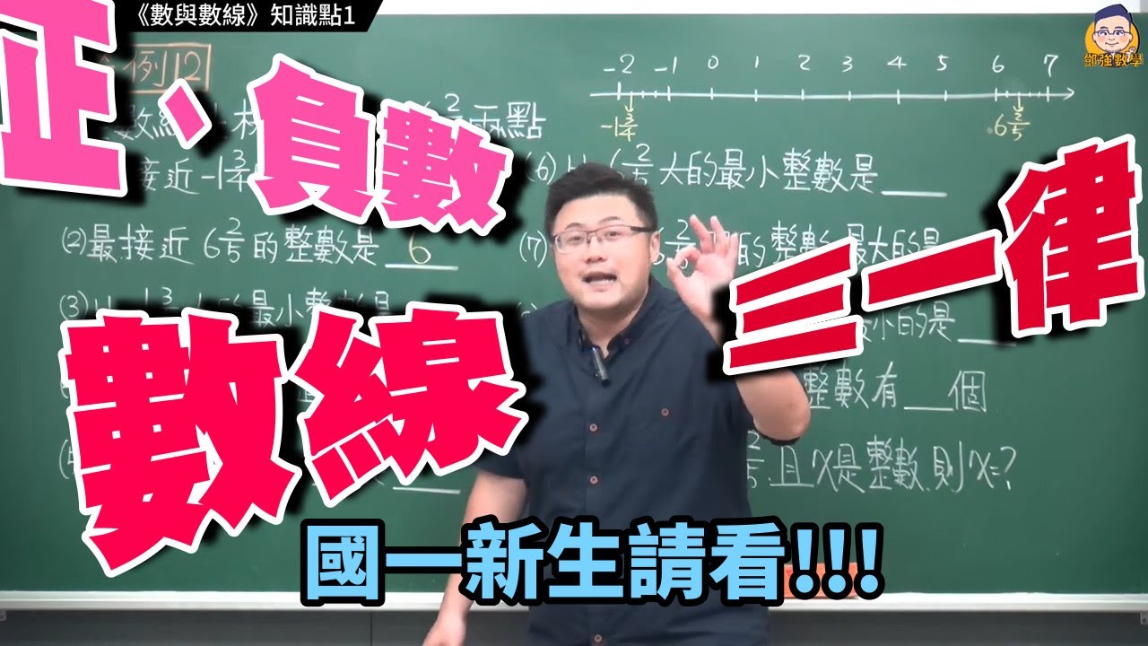 國一上1-1【數與數線】知識點1