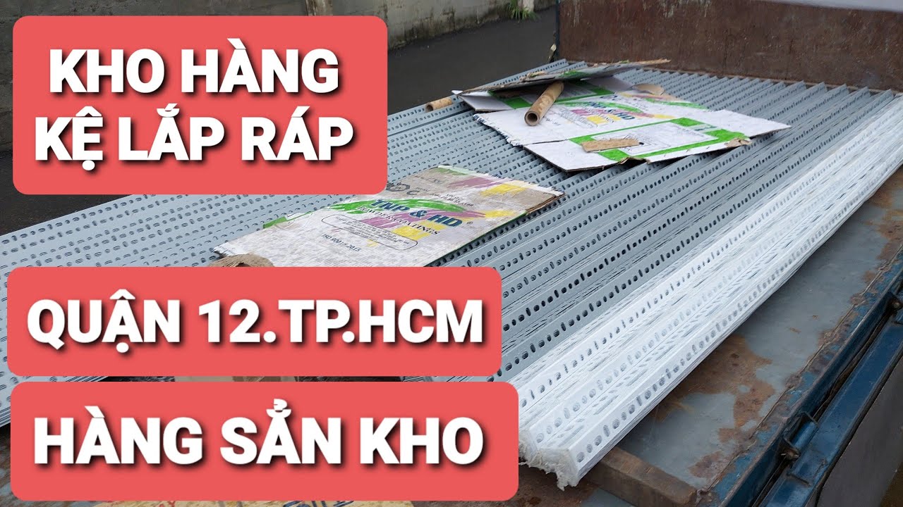 Kho Hàng Sản Xuất Kệ Lắp Ghép Đa Năng 》Sắt V Lổ Tại... - youtube