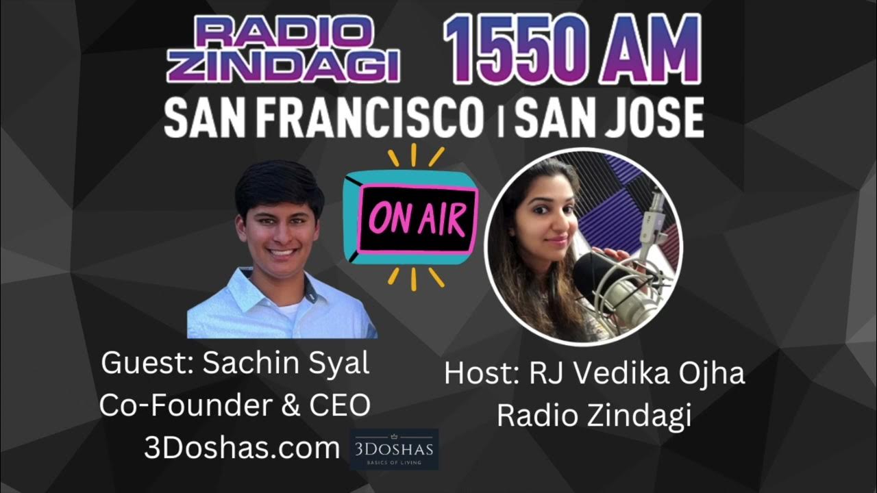 Our CoFounder & CEO Sachin Syal Interviewed by Radio Zindagi 1550 AM