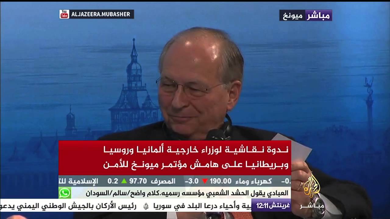 ندوة نقاشية لوزراء خارجية ألمانيا وروسيا وبريطانيا على هامش مؤتمر ميونخ للأمن