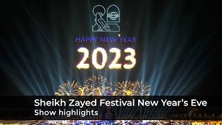 Sheikh Zayed Festival New Year's Eve drone light show