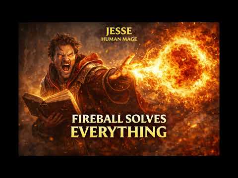 JESSE Human Mage — “FIREBALL SOLVES EVERYTHING”