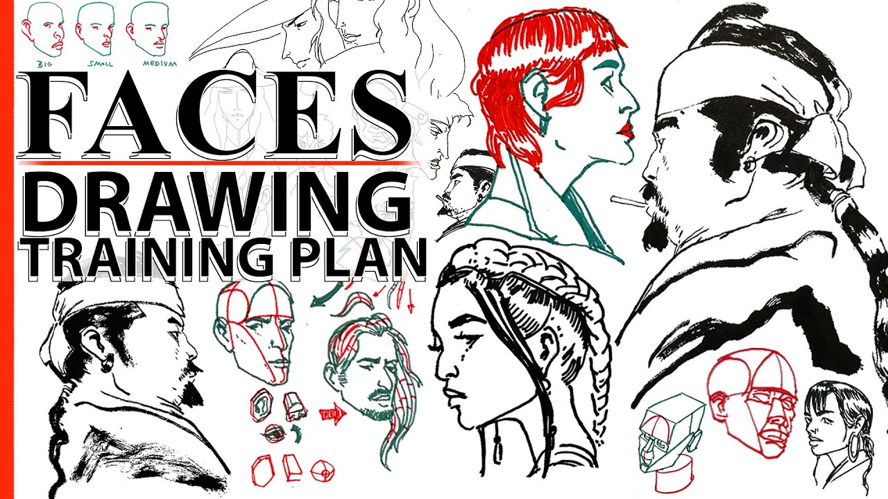 HOW TO PRACTISE DRAWING FACES