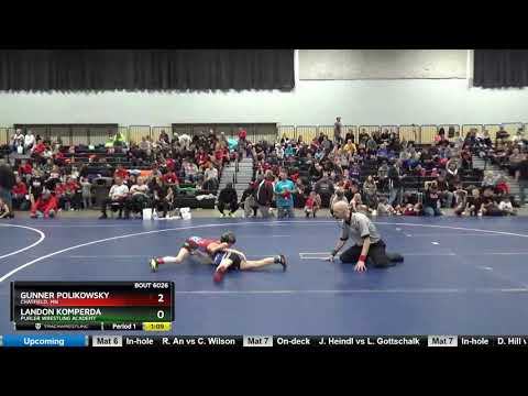 Big Grade 1 And 2 55 Gunner Polikowsky Chatfield, MN Vs Landon Komperda Purler Wrestling Academy