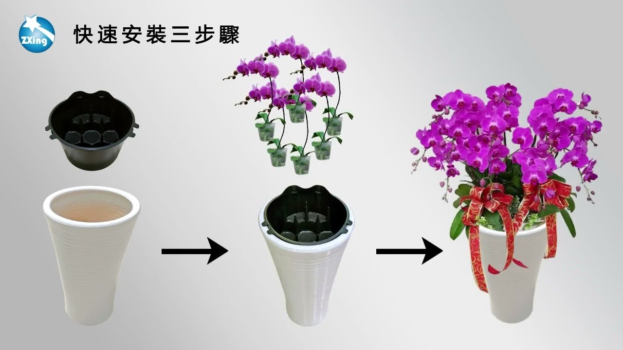[2022新型蘭花快裝盆] 大好評!! 「省時 省力 省空間」蘭花盆必備好物 – 產品特點介紹