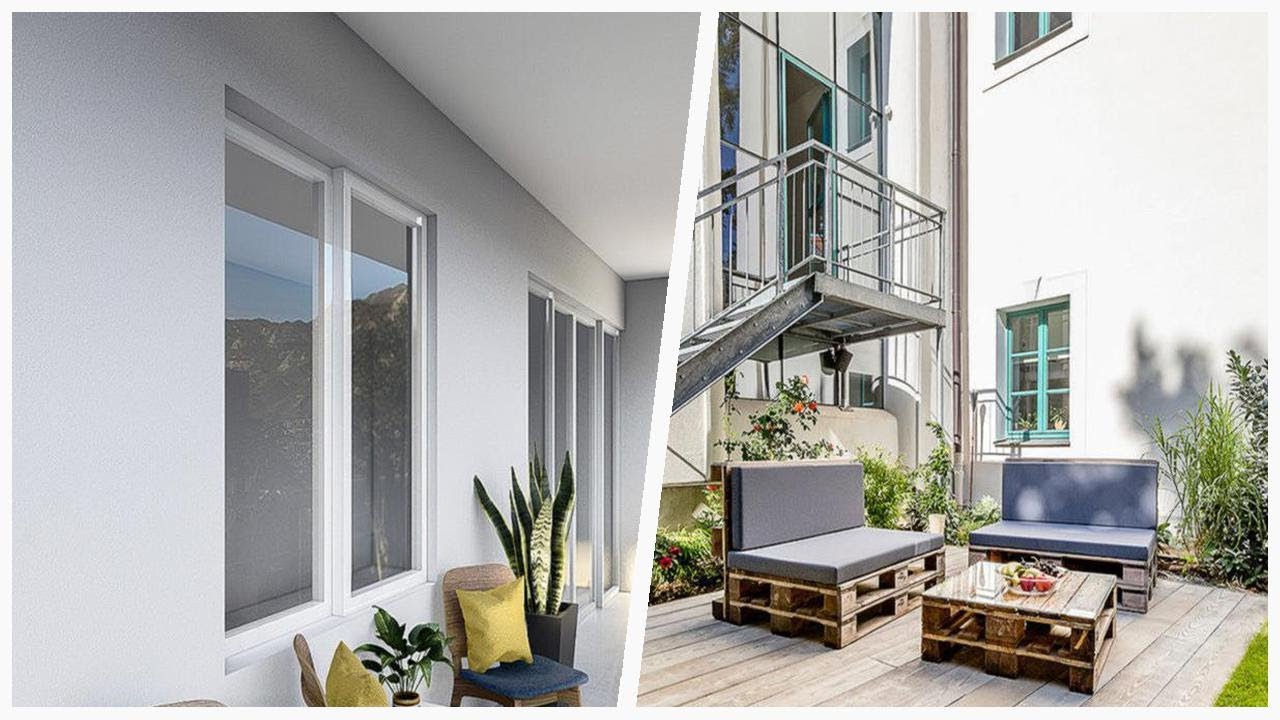 75 White Courtyard Deck Design Ideas You'll Love ☆ YouTube