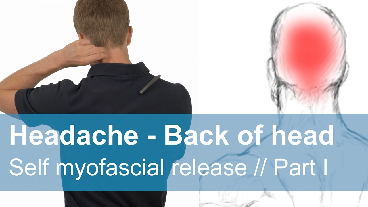 Heachaches Back Of The Head Self Myofascial Release Part Ii Youtube