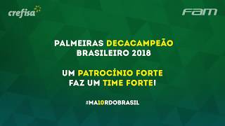 Palmeiras DECACAMPEÃO Brasileiro 2018 Palmeiras DECACAMPEÃO Brasileiro 2018