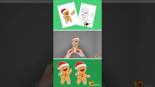 Waving Gingerbread Man Craft