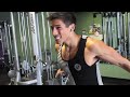 Summer Shredding Ep. 40 (abs, chest/tricep, legs, knee sleeves)