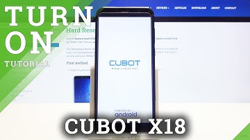 CUBOT X18 - How to Switch On & Activate Device