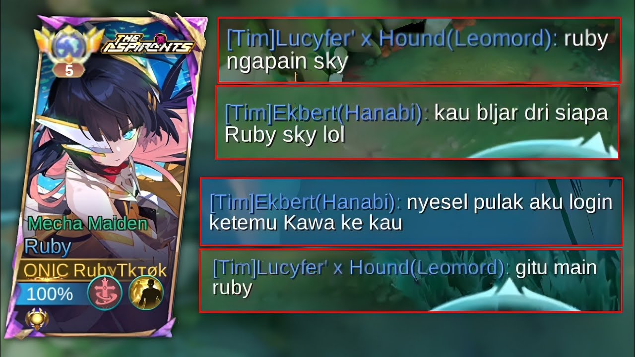 Ruby Dikatain Pake Sky piercer Sama Bang Jago, Endingnya Malu Sendiri!! 