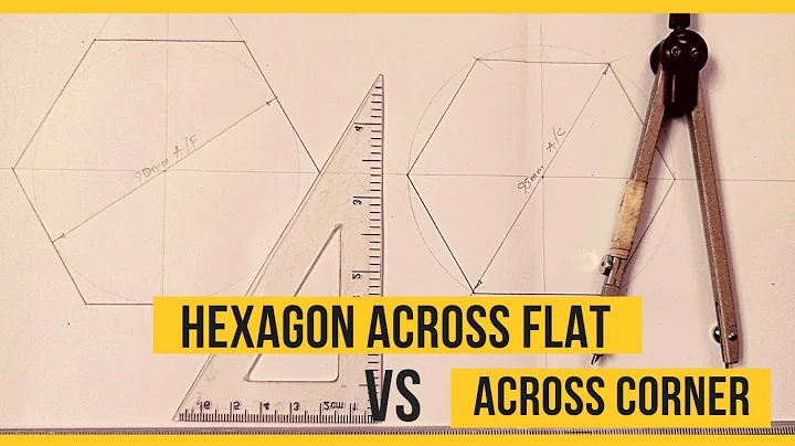 Hexagon across flat and across corner explained