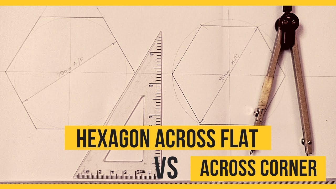 Hexagon Across Flat And Across Corner Explained YouTube Hexagon Across Flat And Across Corner Explained YouTube