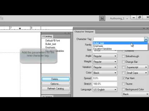 Framemaker Paragraph Ruler How to create customized bullet for a bulleted paragraph tag in Adobe ...