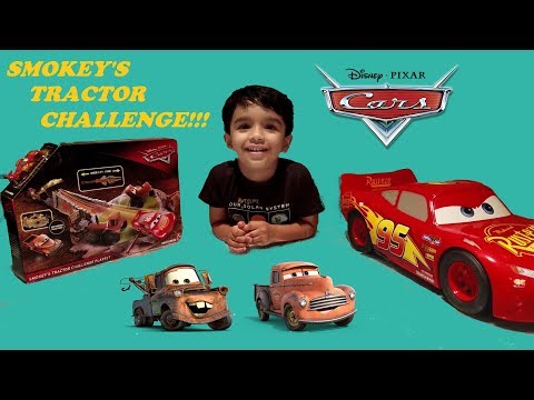 cars smokey's tractor challenge playset
