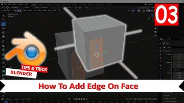 Blender How To Add Edge On Face