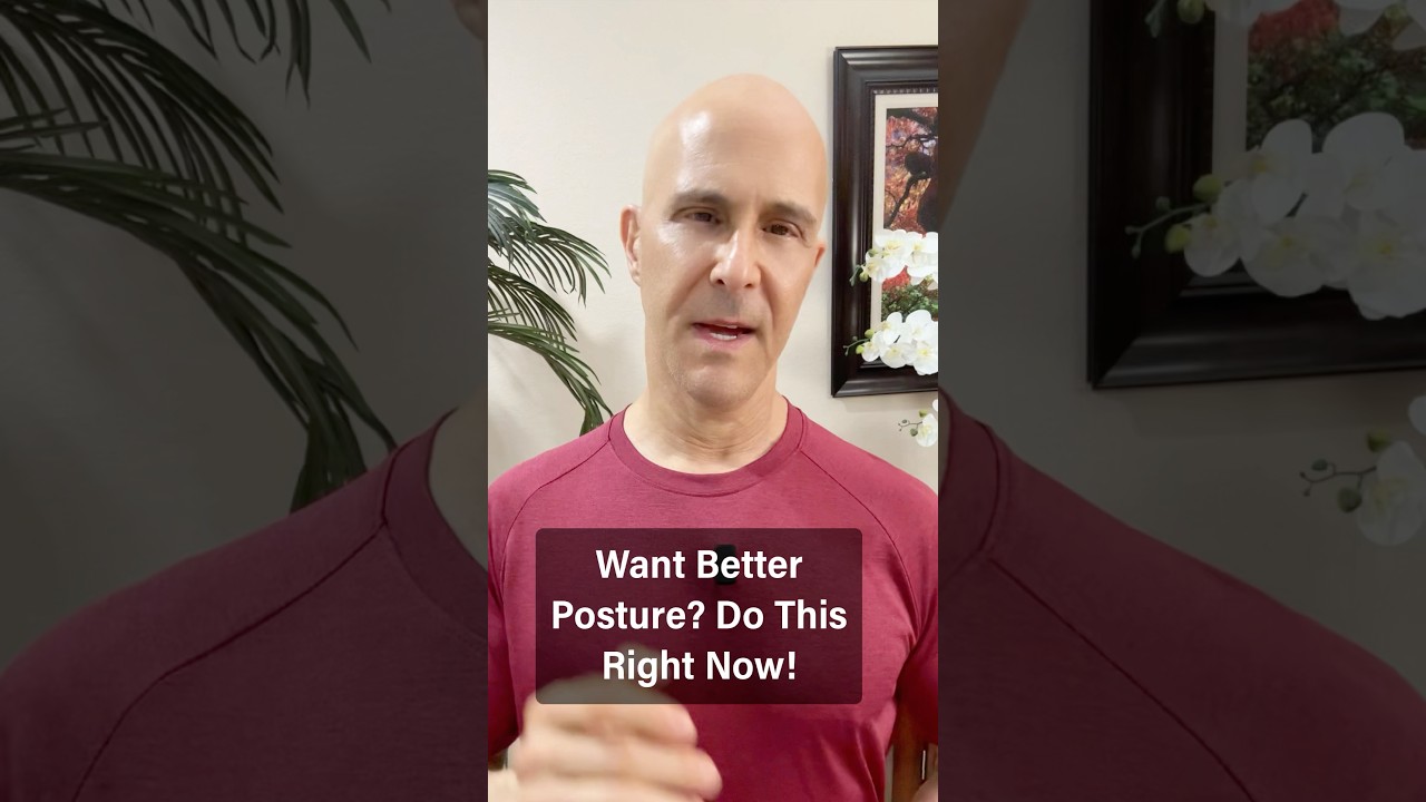 Want Better Posture? Do This Right Now!  #drmandell #health #posture