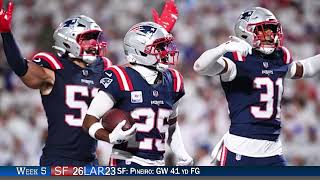 On The Sidelines Oct 10Th, 2025 Week 5 Recap, Playoff Talk, Red Sox, Tatum Return, Week 6 Picks