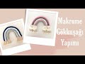 Makrome gökkuşağı yapımı En kolay / Telsiz / Macrame rainbow