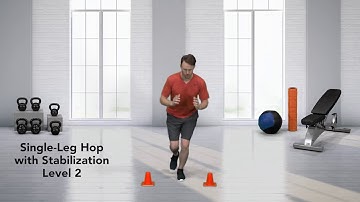 How to do a Single-Leg Hop Stabilization Level 2
