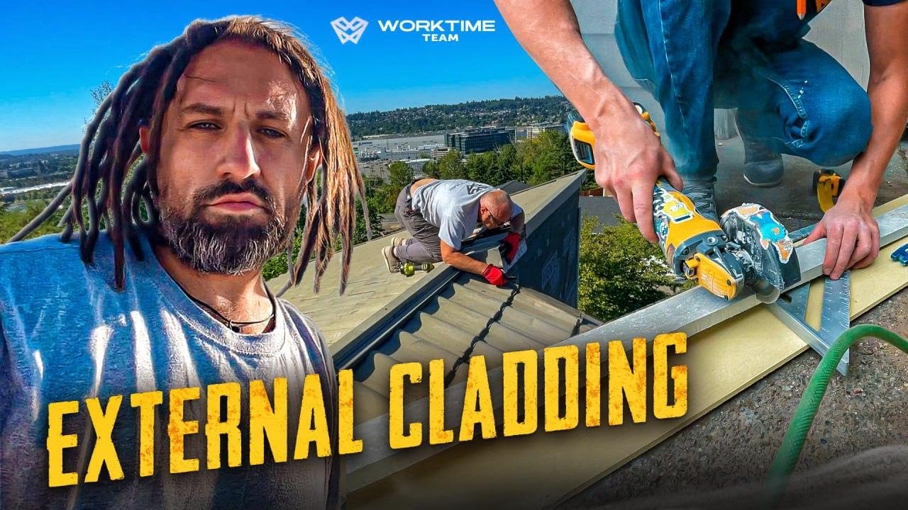 Install External Cladding How to Install External Cladding? π Work Time Team - YouTube