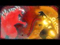 Godzilla battle royale  part 2 true form ultima vs burning godzilla