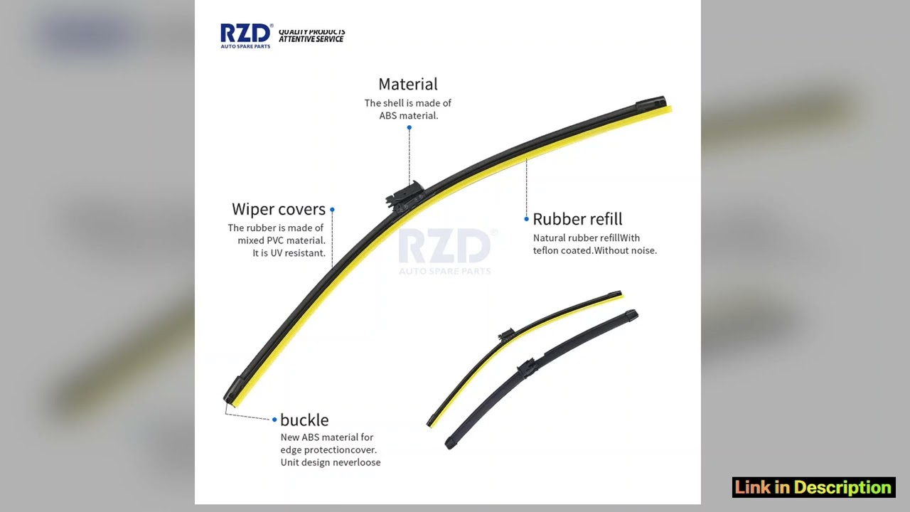 1Pair Front Spray Water Windshield Wiper Blade For Mercedes Benz SCLASS W166 W222 S350 S450 S550