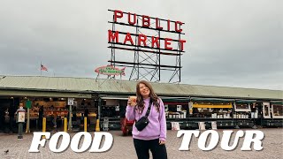 PIKE PLACE MARKET FOOD TOUR (FROM A LOCAL) | SEATTLE VLOG 2025