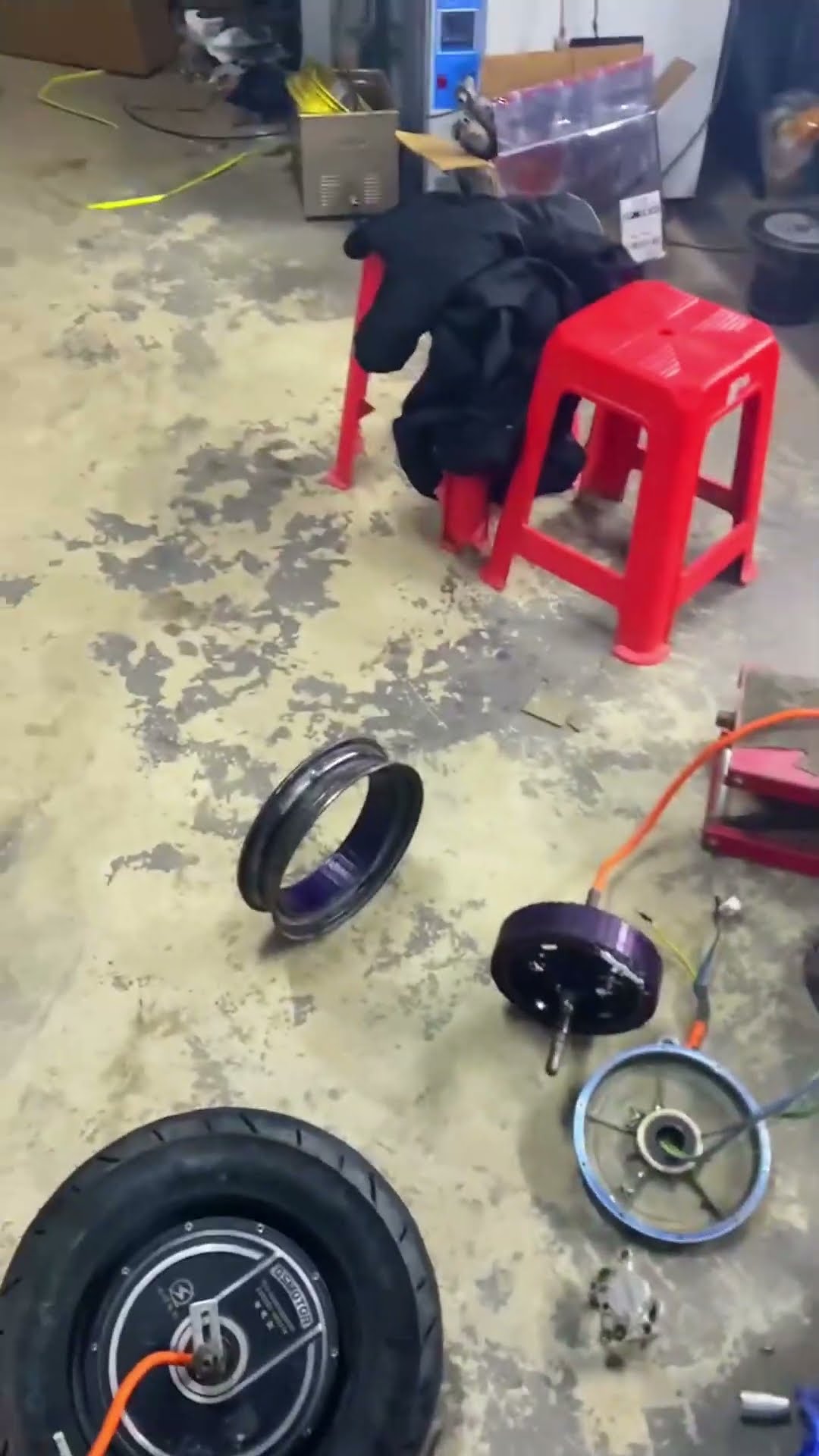 Motorcycle motor fault repair process