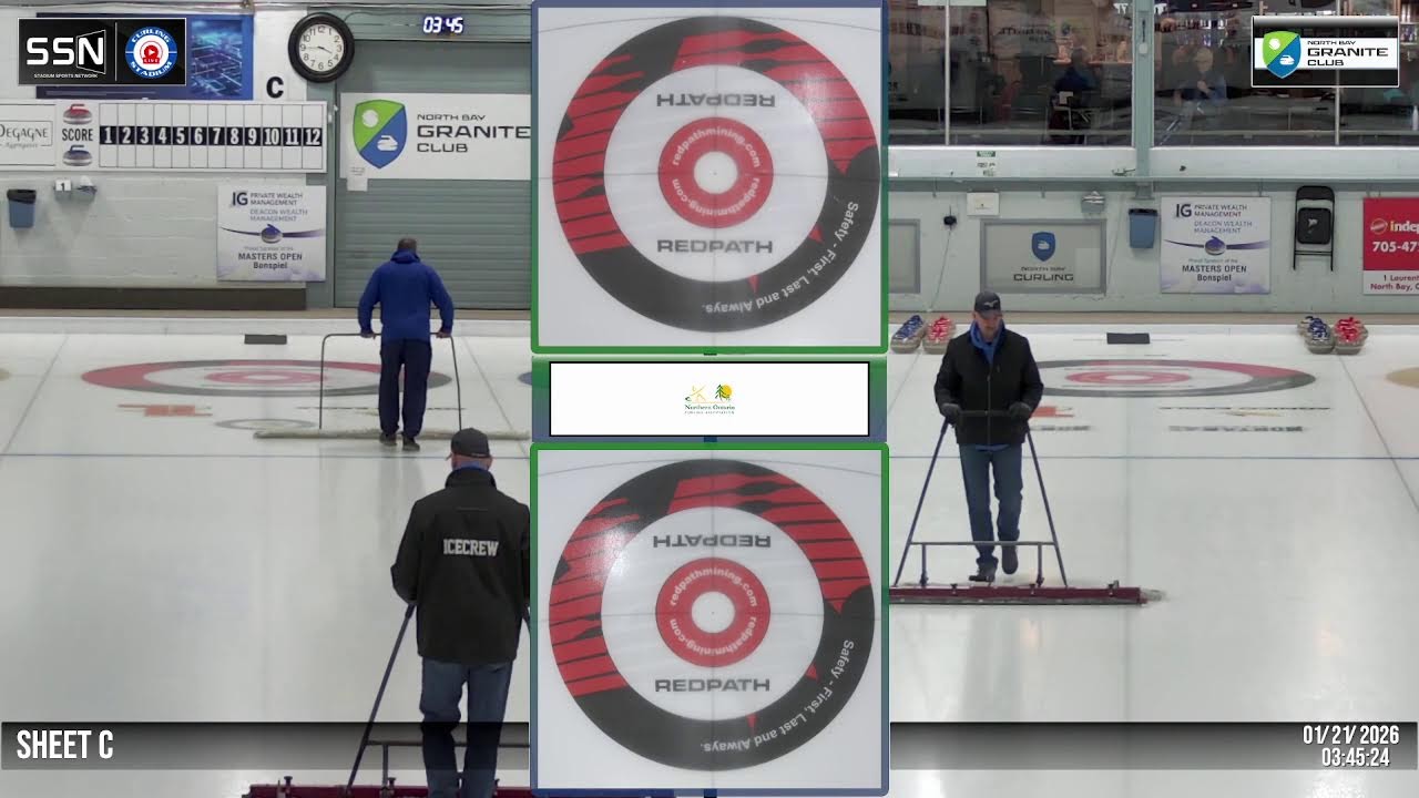 DWM Masters Bonspiel Draw # 5, SHEET C | 01-21-26