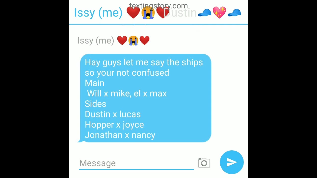 byler text story part 1//Read discripstion //