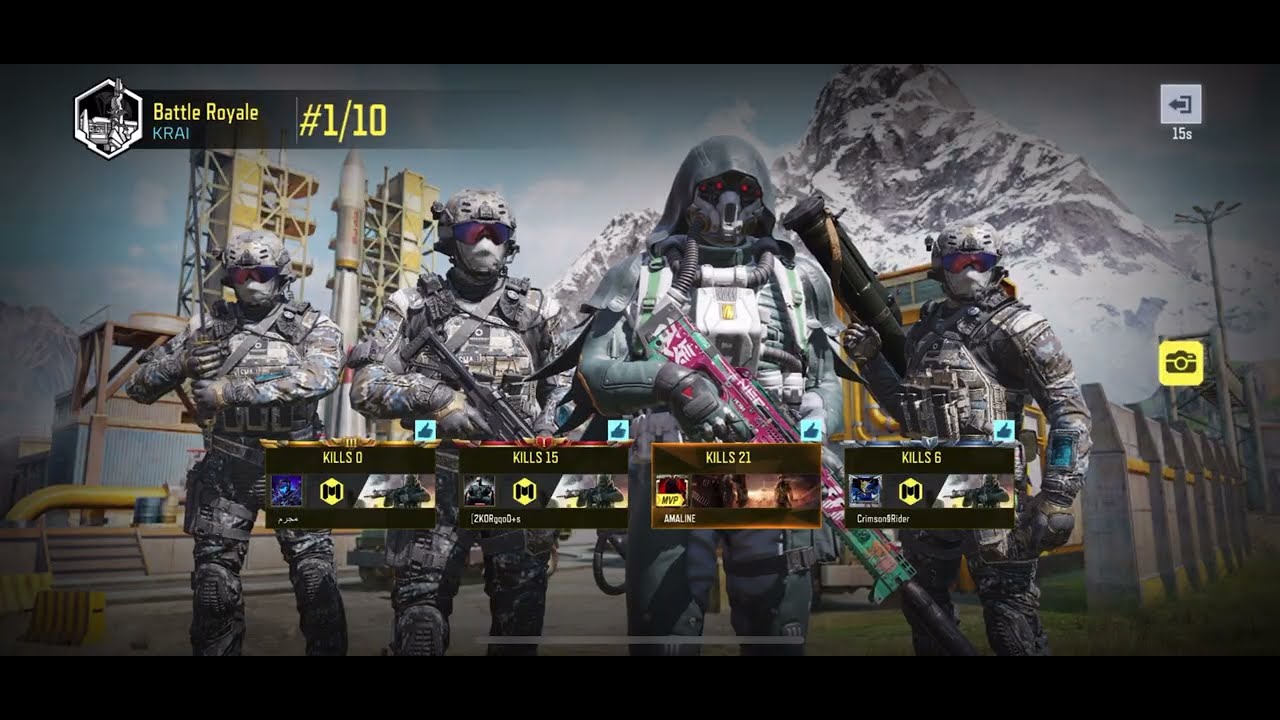 Call Of Duty Mobile - KRAI 4K Gameplay | AMALINE Gaming