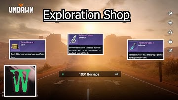 Undawn| F2P increase stats, backpack space, outfits (Exploration Shop)